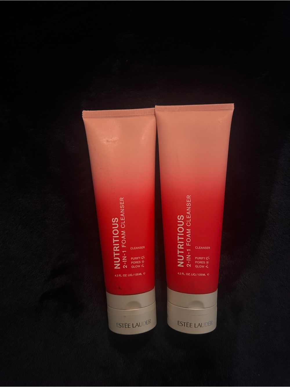 Two Estée Lauder Nutritious 2-in-1 Foam Cleansers